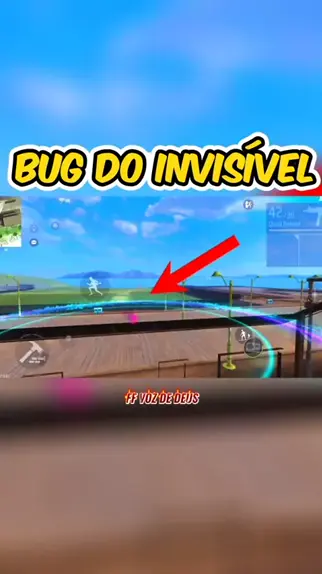 BUG LARA COMO FICA INVISÍVEL NO TREINAMENTO DO FREEFIRE #freefire #bug