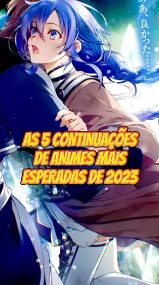 Data das continuações de animes de outubro de 2023 #anime