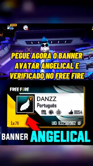 FIM PERDI MEU BANNER ANGELICAL E VERIFICADO NO FREE FIRE