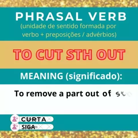 O Que Significa o Phrasal Verb Cut Off em Inglês? - Inamara Arruda