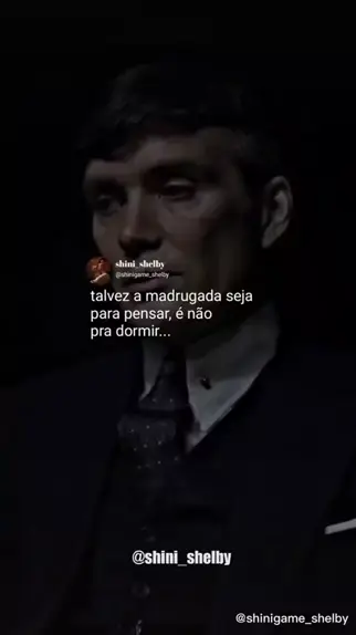 Não precisa dormir, apenas pensar em Peaky Blinders - Pensador