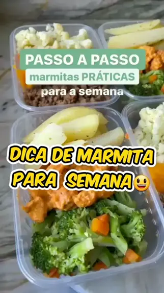 marmita pra semana toda almoco e janta