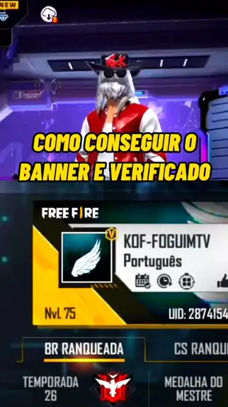 app de verificado e banner angelical fake no ff