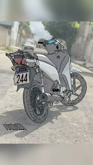 como desenhar u ma moto no grau facil