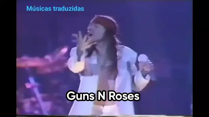 GunsNRoses #SweetChildOMine #Tradução #musica