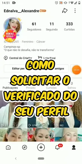 Nobru Tem Perfil Fake com Verificado no Kwai