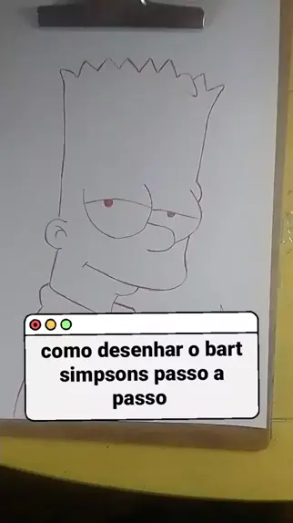 COMO DESENHAR O BART SIMPSON SAD, Bart Simpson Apaixonado