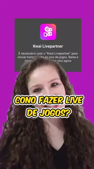 como fazer live de jogos de pc no no kwai