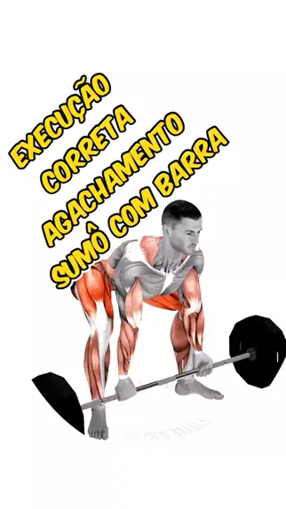 agachamento sumo barra guiada 