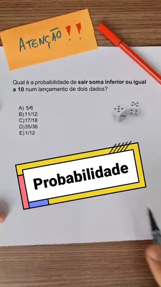 Sabe probabilidade?? #matematica #probabilidade