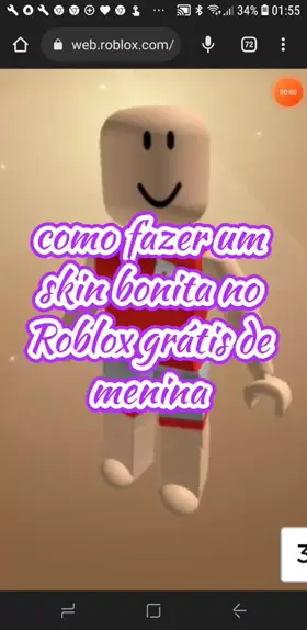 Como fazer uma skin bonita no Roblox!