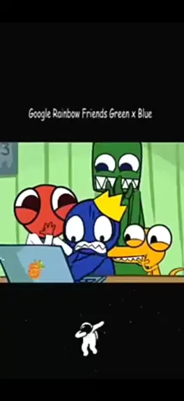 blue x green rainbow friends 🔞