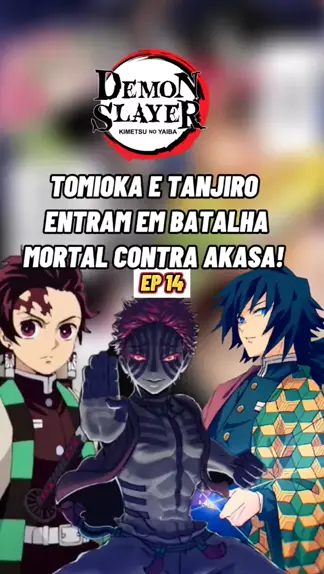 Kimetsu no Yaiba Dublado: Tomioka vs Tanjiro - Nezuko e Tanjiro vs Tomioka  PT-BR [OFICIAL] 