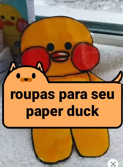 Pintando meu paper duck