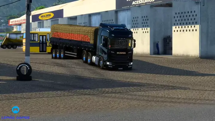 Gabríliz e o Simulador de caminhão Euro Truck Simulator 2 ETS2