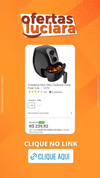 Fritadeira Sem Óleo em Oferta