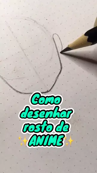 DESENHANDO ROSTO DE ANIME MASCULINO 