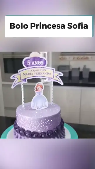 Bolo Princesa Sofia – Princess Sofia Cake