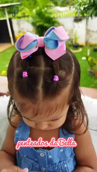 penteado de chucha infantil