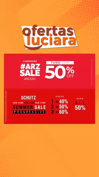 OFERTAS LUCIARA ofertasluciara . udio original criado por OFERTAS LUCIARA. GENTE T PIRANDO AREZZO PROGRESSIVA SCHUTZ COM 50 EM BOLSAS E CAL ADOS arezzo shutz bolsas calcados viral