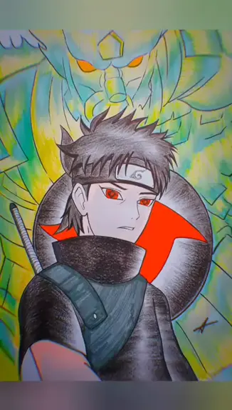 Como desenhar o Shisui Uchiha