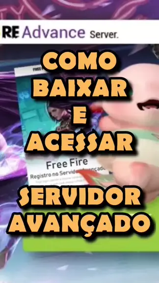 COMO BAIXAR E JOGAR NO SERVIDOR AVANÇADO DO FREE FIRE! COMO COLOCAR O CÓDIGO!  