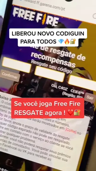 super código do ff que vc não sabia