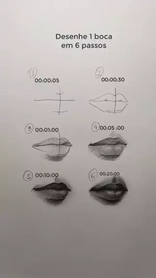 COMO DESENHAR BOCA A PARTIR DE UM CORAÇÃO 😲❤️👄 