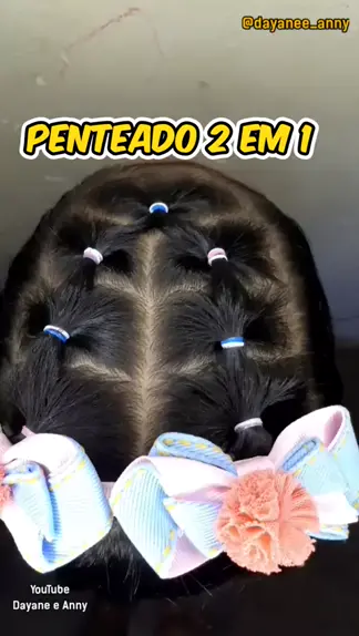 Aprenda a fazer um penteado infantil para daminha, formatura super fácil!  Vc vai conseguir fazer!!! 