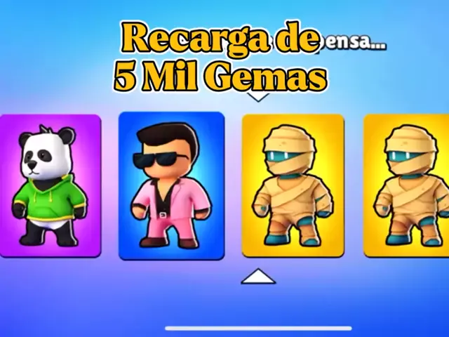 Recarga jogo stumble guys pix