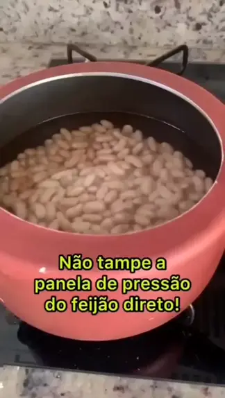 video da panela de pressao que estourou feijao