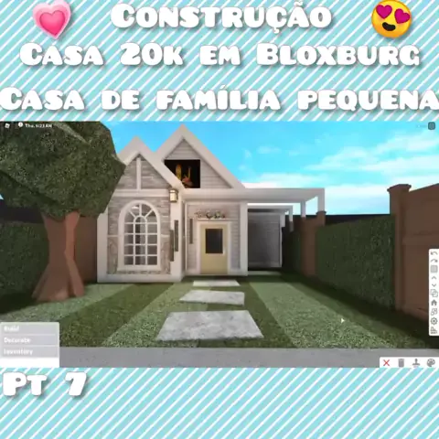 Faço Casas No Bloxburg! Se Interessou? Olha Minha Bio!🫶🏻 • #viralvid