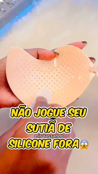 como higienizar sutiã de silicone