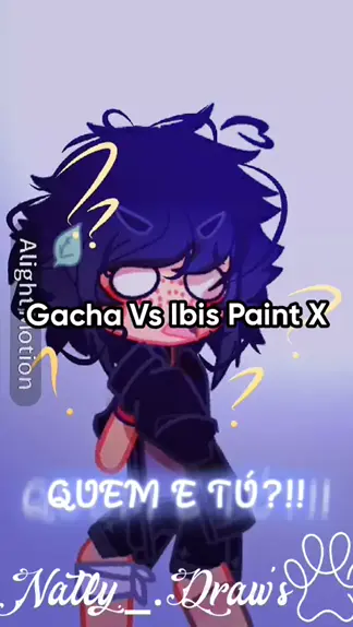 Como fazer cabelo realista no ibis paint x #gacha