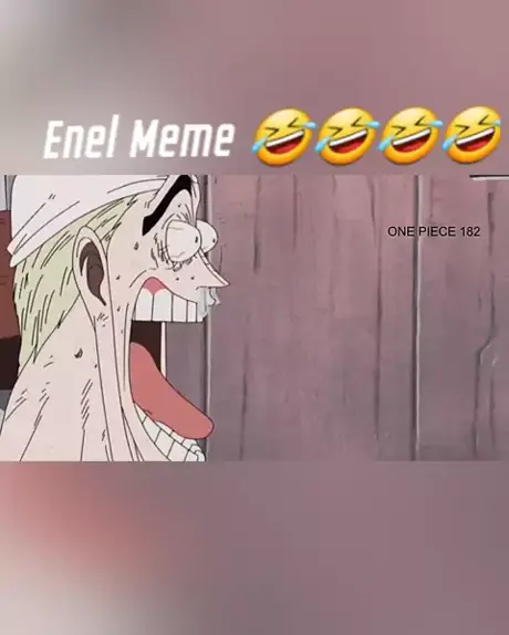 enel one piece meme face