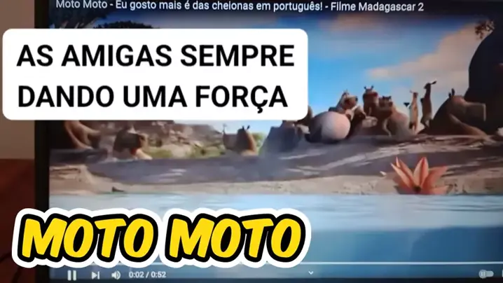 Moto Moto - Eu gosto mais é das cheionas em português! - Filme Madagascar 2  