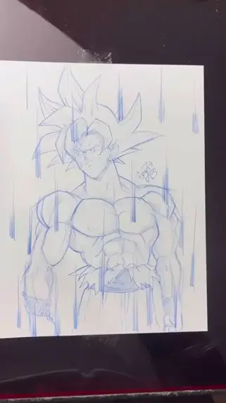 Como Desenhar Goku nível Instinto Superior #DragonBallZ