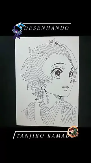 Como DESENHAR o TANJIRO KAMADO - Como DIBUJAR a TANJIRO KAMADO - Demon  Slayer 