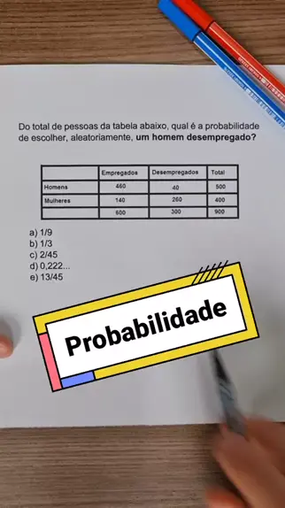 Sabe probabilidade?? #matematica #probabilidade