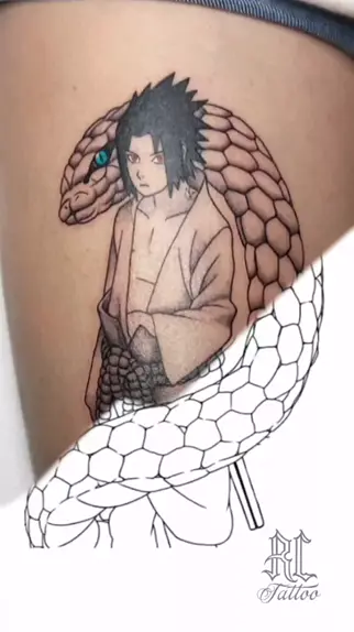 Tatuagem do Naruto! #naruto #sasuke #itachi #tattoo #anime