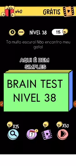 Brain test nível 38 