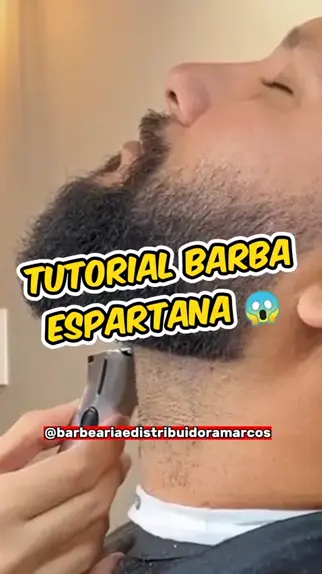 distribuidora marcos distribuidora marcos . udio original criado por distribuidora marcos . TUTORIAL BARBA ESPARTANA foryou barber barbeiro fyp barbeirosbrasil