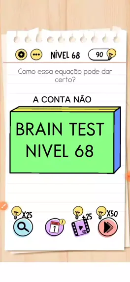 Brain test nível 68 