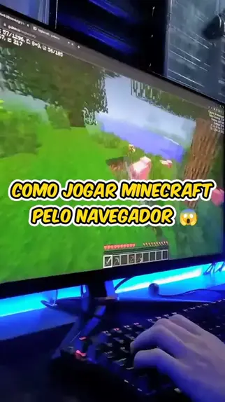 jogar minecraft pelo navegador