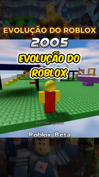 A evolução das logos do Roblox