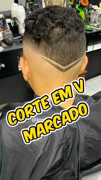 Corte em V 💈💥 #corte #cortedecabelo #narisca