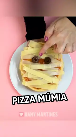 Como fazer a pizza da múmia #goodpizza #fouryoupage #mumia