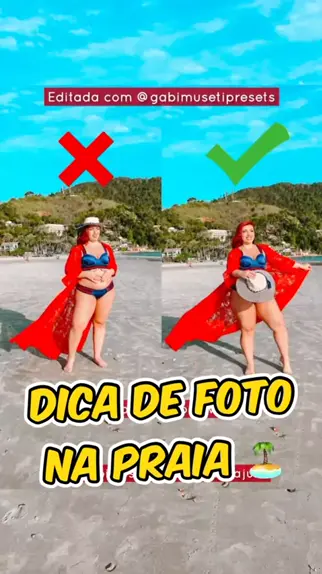 Quer esconder a barriguinha saliente nas fotos? Salva essa pose