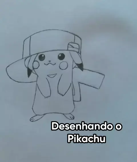desenhando o Pikachu