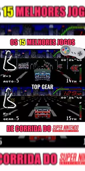 5 Jogos de corrida do Super Nintendo. #snes #supernintendo